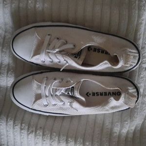 Converse all star white sneakers women's size 8